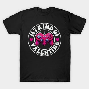 Pink My Kind Valentine Gamer Cool Valentine Day Girl Boy T-Shirt